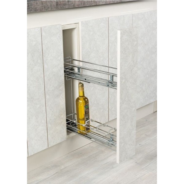 PORTE BOUTEILLE AVEC RAIL CACHÉ 15CM DIRECTION GAUCHE STARAX