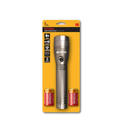 TORCHE LED ULTRA 165 LUMENS AVEC 2 PILES KODAK KODAK - 1