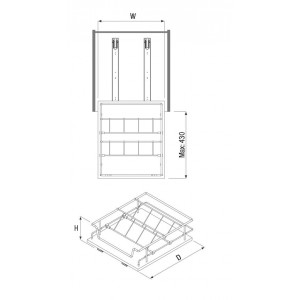 PORTE À CHAUSSURES COULISSANT S-6102 STARAX STARAX - 2