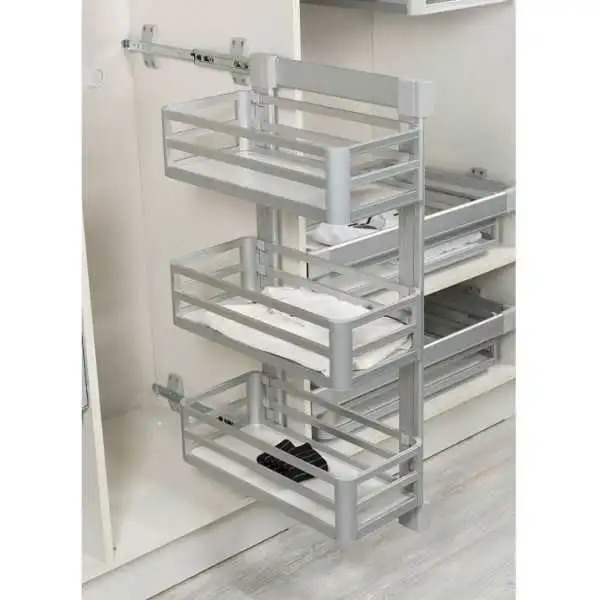 COLONNE PORTE VETEMENTS 3 PANIERS CÔTÉ GAUCHE S-6271 STARAX