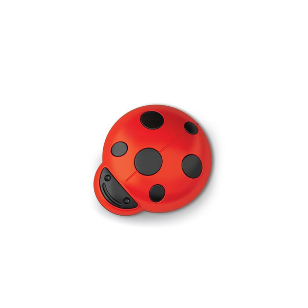 TIRETTE EN FORME DE COCCINELLE NOIR-ROUGE CEBI