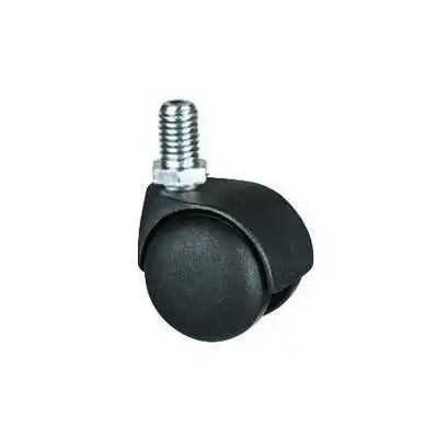 ROULETTE PIVOTANTE À TIGE M10 POUR MEUBLE Ø50MM - 1