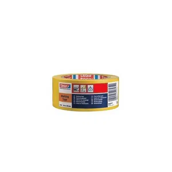 ADHÉSIF DE MARQUAGE AU SOL JAUNE 50mm x 33m TESA