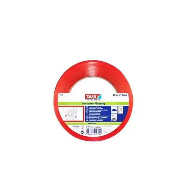 ADHÉSIF DOUBLE FACE ULTRA TRANSPARENT 19MMx25M TESA