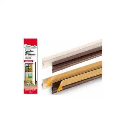 BAS ADHÉSIF DE PORTE PVC MARRON 1M MAPPY MAPPY - 1