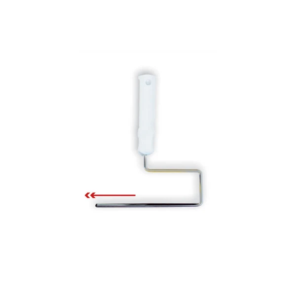 TIGE ROULEAU CLIPS 20CM CRISTAL