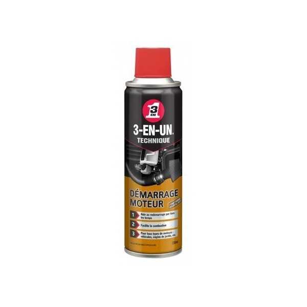 DÉMARRAGE MOTEUR AÉROSOL 250ML 3-EN-UN