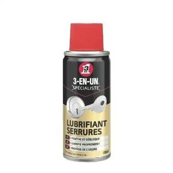 LUBRIFIANT SERRURE 100ML 3-EN-UN