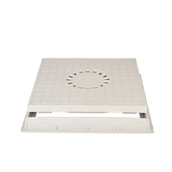 COUVERCLE SIPHON AVEC SUPPORT 40*40CM ELSO