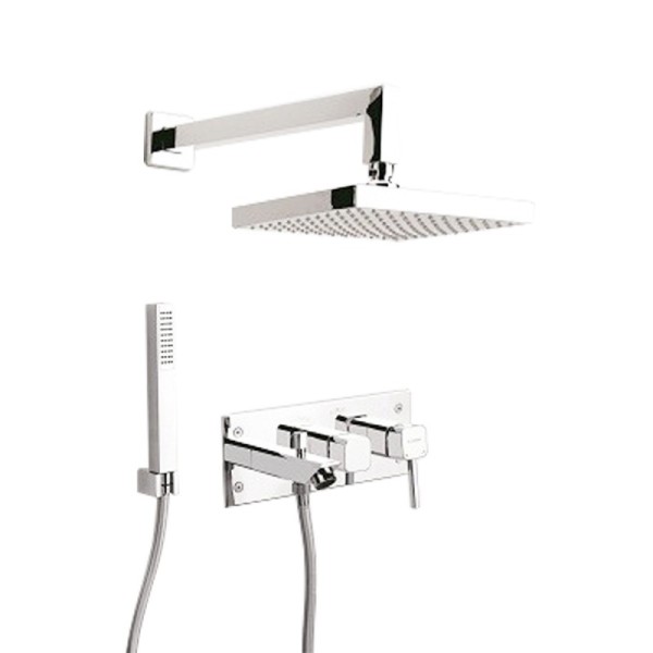 KIT MITIGEUR DE BAIN-DOUCHE ENCASTRÉ 3 SORTIES ZARZIS SOPAL