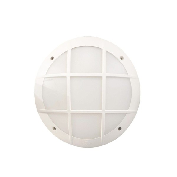 HUBLOT GELMI ROND AVEC GRILLAGE OPALE E27 BLANC FUMAGALLI