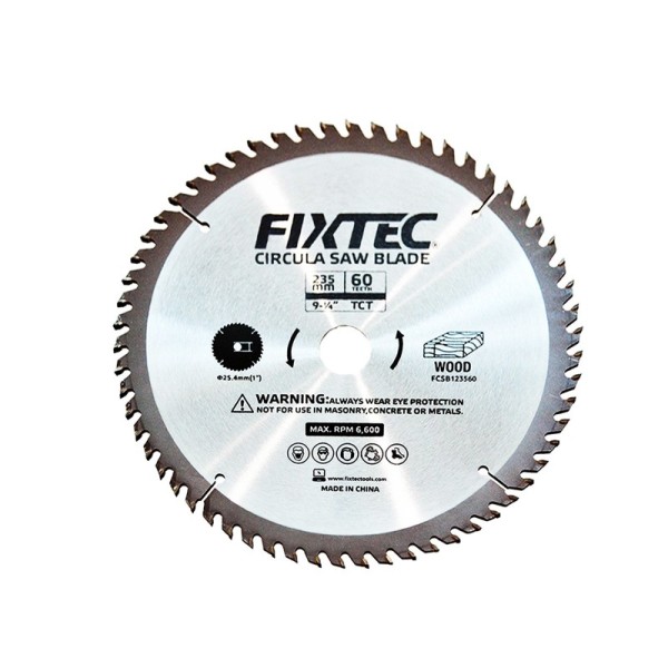 DISQUE BOIS 235*25MM 60 DENTS FIXTEC