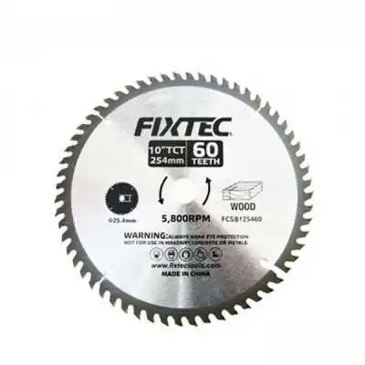 DISQUE BOIS 254*25.4MM 60 DENTS FIXTEC FIXTEC - 1