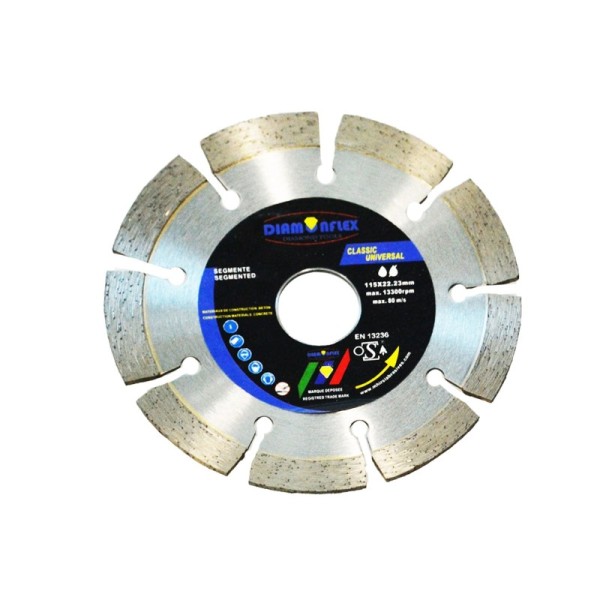 DISQUE DIAMANT UNIVERSAL 115*22.2MM DIAMONFLEX SUPER