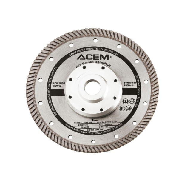DISQUE DIAMANT DC125-10TBF ACEM