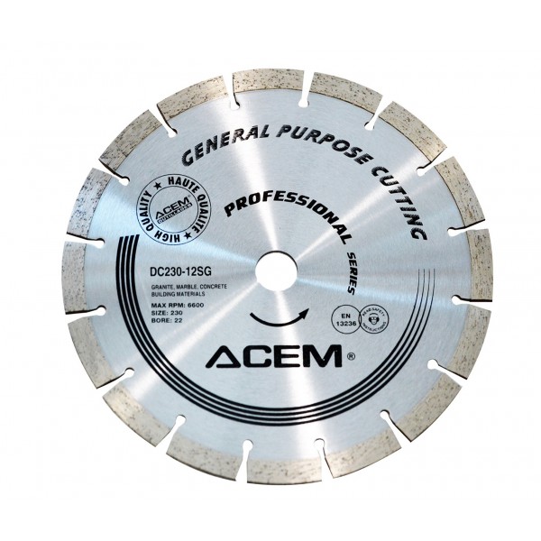 DISQUE DIAMANT DC125-12SG ACEM ACEM - 1