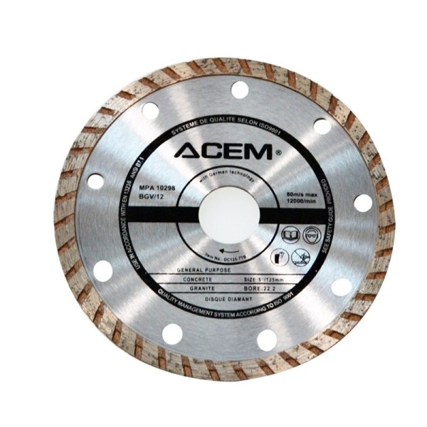 DISQUE DIAMANT DC125-7TB ACEM