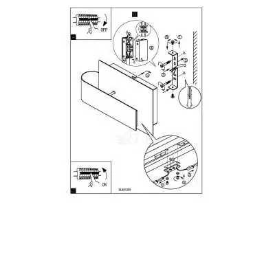 APPLIQUE MURALE LED SANIA1 91229  EGLO EGLO - 4