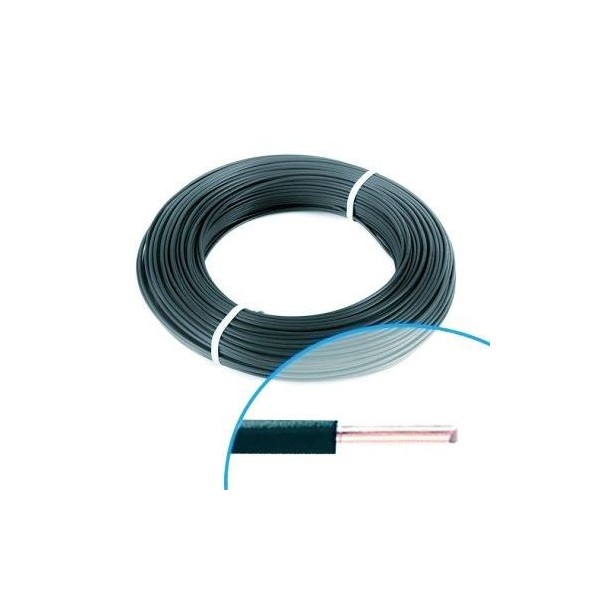 FIL RIGIDE H07VU1.5 GRIS 100M