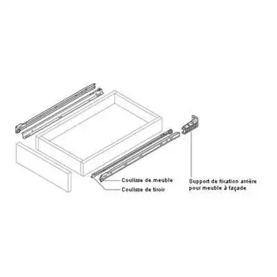 COULISSE STANDARD 230M5000 BLUM BLUM - 2