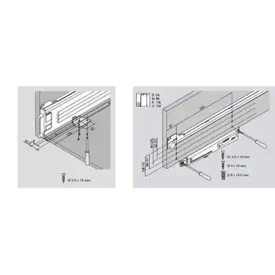 FREIN BLUMOTION POUR SYSTÈMES COULISSANTS METABOX BLUM BLUM - 2