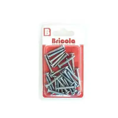 LOT DE 30 VIS À TOLE TETE CYLINDRIQUE BOMBÉE PZ 3.9*28MM BRICOLA BRICOLA - 1
