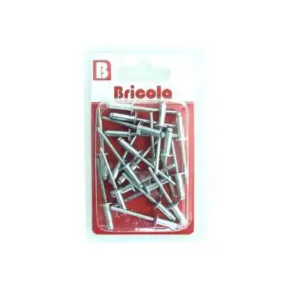 LOT DE 18 RIVET POP ALUMINIUM 4*18MM BRICOLA BRICOLA - 1