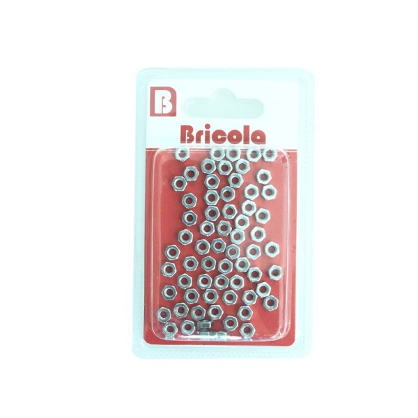 LOT DE 65 ÉCROU HEXAGONALE M3 BRICOLA