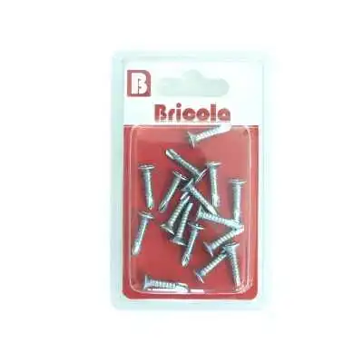 LOT DE 16 VIS AUTOPERCEUSE TETE FRAISÉE PLATE 4.2*20MM BRICOLA