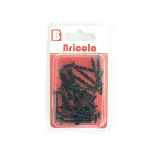 LOT DE 25 VIS PLACOPLATRE TETE FRAISÉE PLATE 3.5*32MM BRICOLA