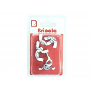 LOT DE 6 ÉCROU À OREILLES M8 BRICOLA BRICOLA - 2