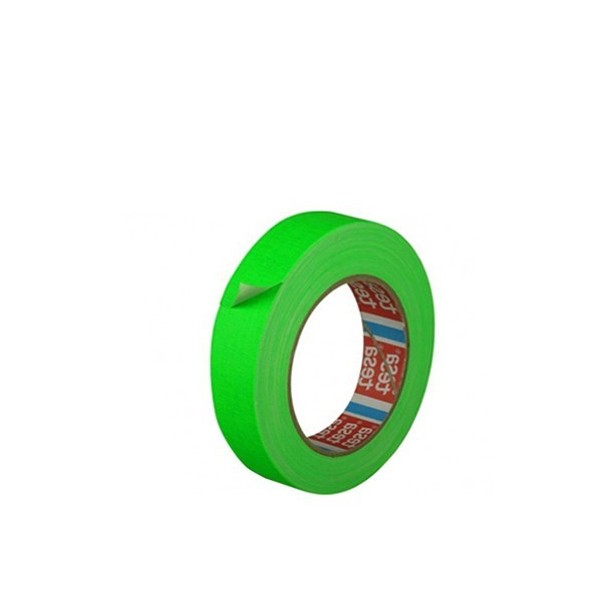 ADHÉSIF GAFFER TAPE VERT FLUO 25Mx19MM TESA