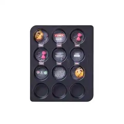 MOULE À 12 MUFFINS EN MÉTAL PYREX PYREX - 1