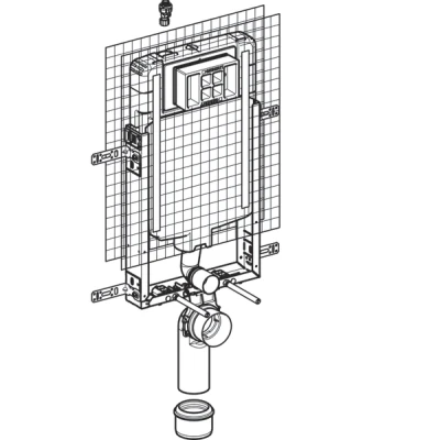 BÂTI-SUPPORT COMBIFIX ALPHA GEBERIT GEBERIT - 2