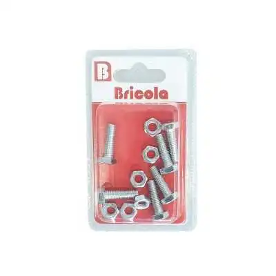 LOT DE 6 BOULON HEXAGONALE M6*20MM BRICOLA BRICOLA - 1