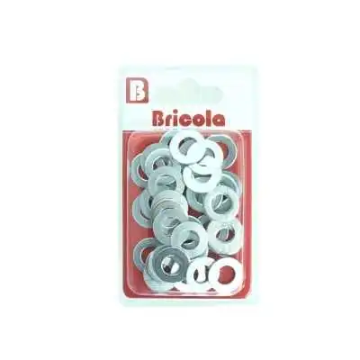 LOT DE 40 RONDELLE 8MM 50G ACIER ZINGUE BRICOLA BRICOLA - 2