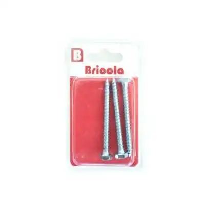 LOT DE 3 TIREFONDS TETE HEXAGONALE 6*60MM BRICOLA BRICOLA - 1