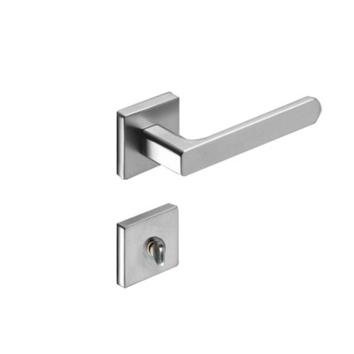 POIGNEE DE PORTE ROSACE NANUSQ MP08 CONDAMNATION SATINE CEBI CEBI - 1