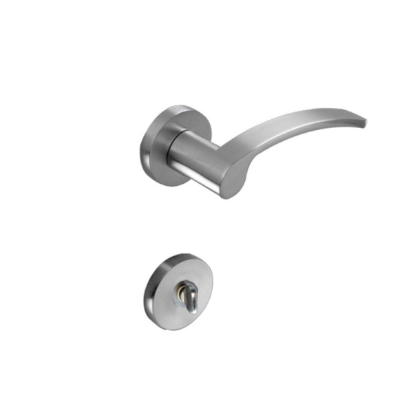 POIGNEE DE PORTE ROSACE MIA MP08 CONDAMNATION SATINE CEBI