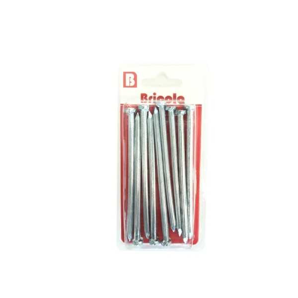 Clous En Acier Carbone 60 Mm Pour Mur Ciment - Ton Bronze - Lot De 20 Pièces Neuf