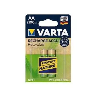PACK DE 2 PILES RECHARGEABLES ACCUS NIMH AA /2100mAh/1.2V VARTA VARTA - 1