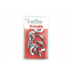 LOT DE 10 ÉCROU À OREILLES M4 BRICOLA BRICOLA - 2