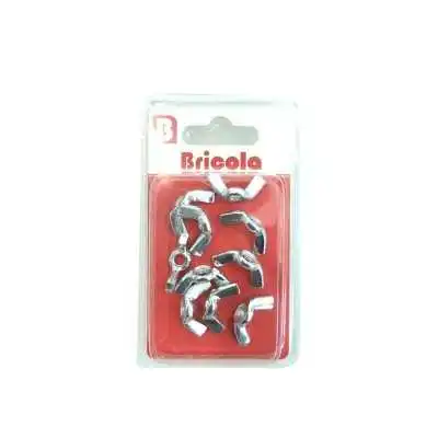 LOT DE 10 ÉCROU À OREILLES M4 BRICOLA BRICOLA - 2