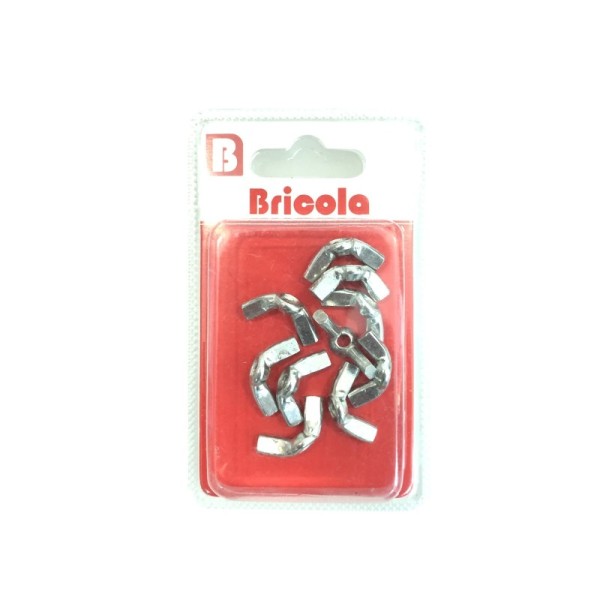 LOT DE 10 ÉCROU À OREILLES M5 BRICOLA