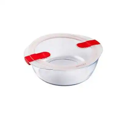 PLAT ROND 2.3L AVEC COUVERCLE 26*23*8CM PYREX PYREX - 1