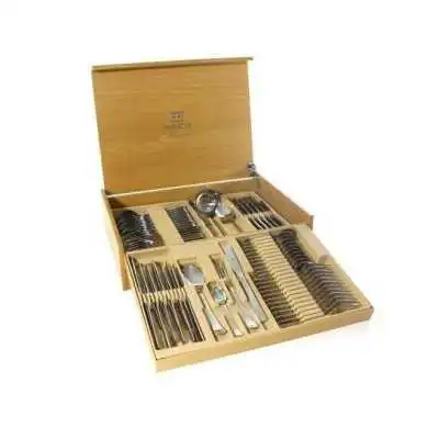 COFFRET MÉNAGÈRE EN BOIS DE 75 COUVERTS DE TABLE MORJANE WINOX WINOX - 5