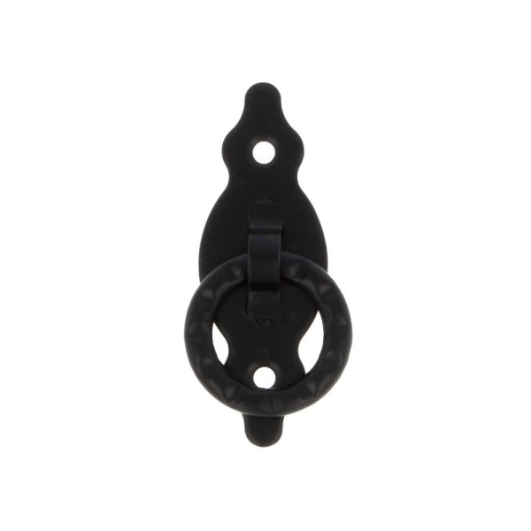 ANNEAU POIGNÉE DE MEUBLE VERTICAL NOIR AMIG