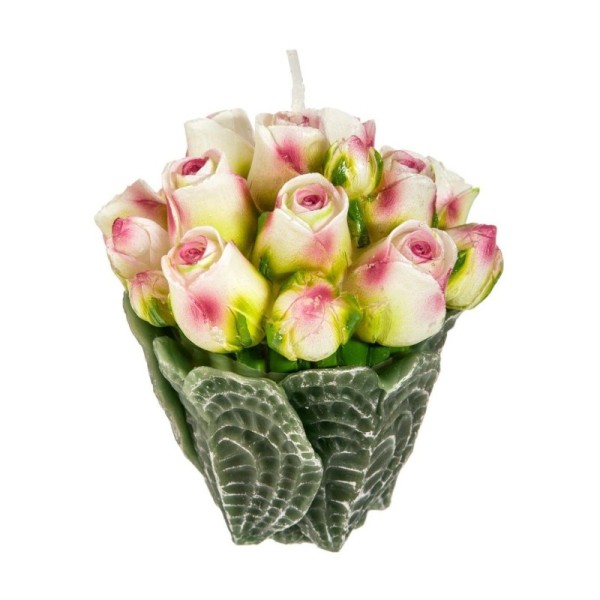 BOUGIE BOUQUET ROSE 245G ATMOSPHERA