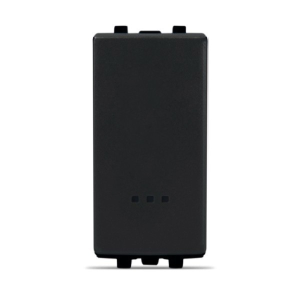 INTERRUPTEUR VA ET VIENT AVEC VOYANT NOIR ALPHA