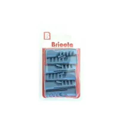 LOT DE 6 CHEVILLES 12MM BLEU BRICOLA BRICOLA - 1